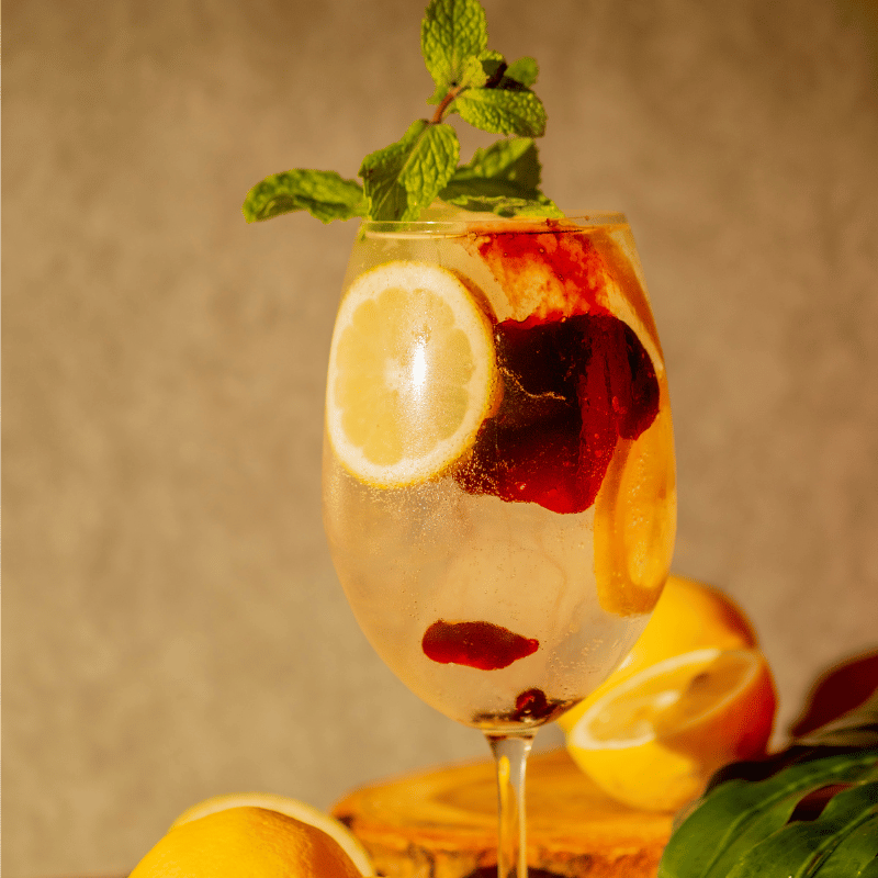 Drink Refrescante com a Geleia de Jabuticaba com Limão Siciliano - Sabarabuçu