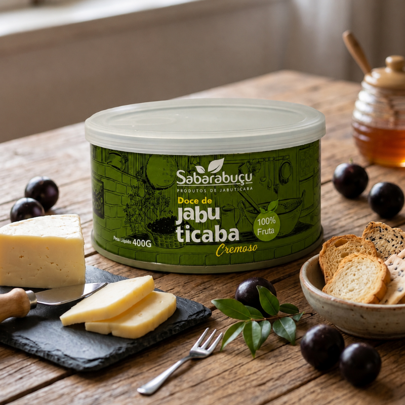 Doce de Jabuticaba Cremoso Zero Açúcar adicionado 400g