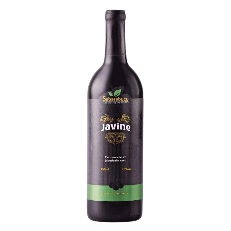 Javine Seco 750ml - Vinho Tinto de Jabuticaba Seco