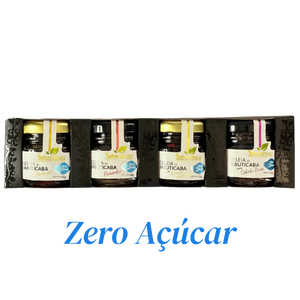 Kit com 4 Miniaturas de Geleias de Jabuticaba Zero Açúcar 50g cada