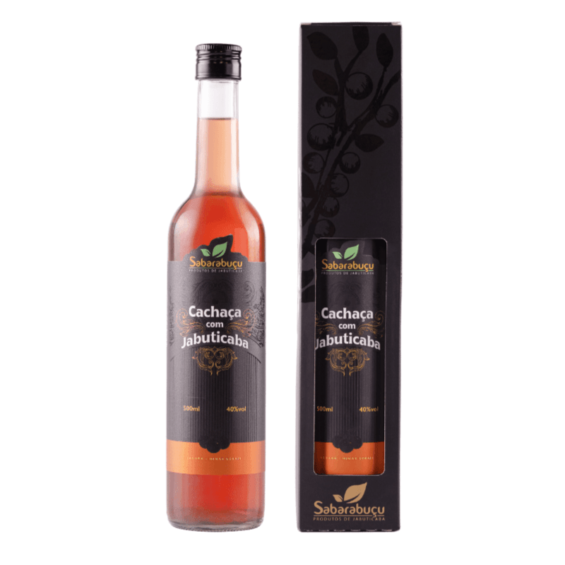 Cachaça com Jabuticaba 500ml - Sabarabuçu