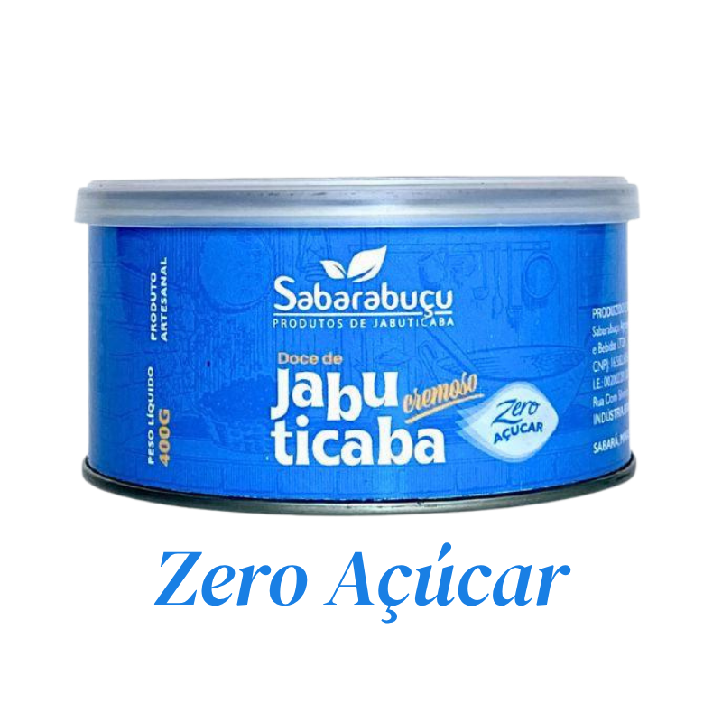 Doce de Jabuticaba Cremoso Zero Açúcar 400g