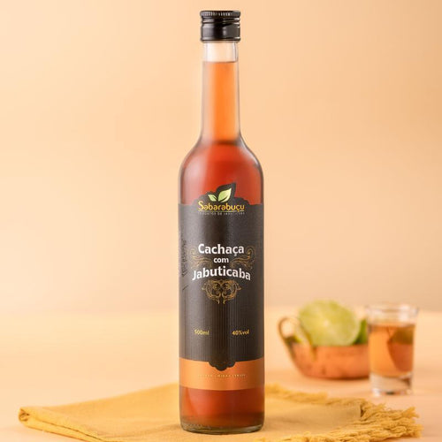 Cachaça com Jabuticaba 500ml - Sabarabuçu