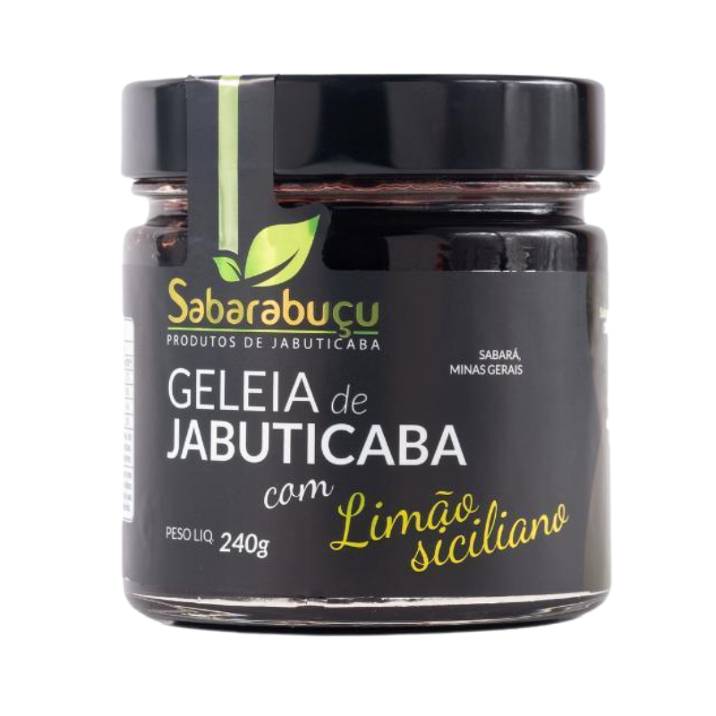 Geleia de Jabuticaba com Limão Siciliano 240g