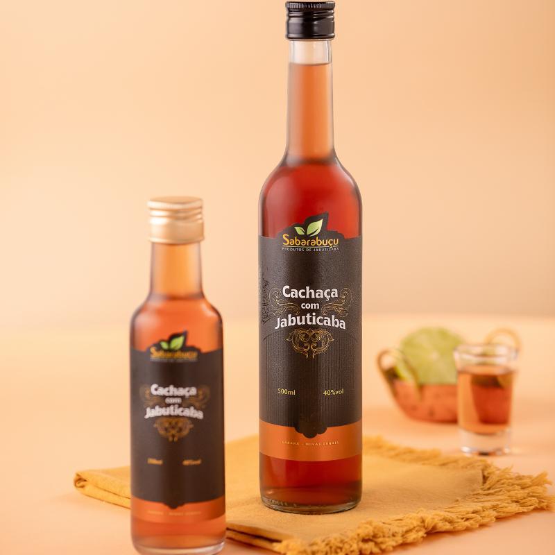 Cachaça com Jabuticaba 500ml - Sabarabuçu