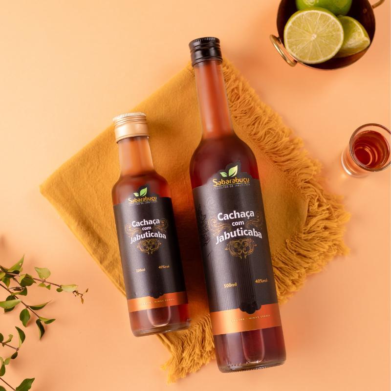 Cachaça com Jabuticaba 250ml - Sabarabuçu