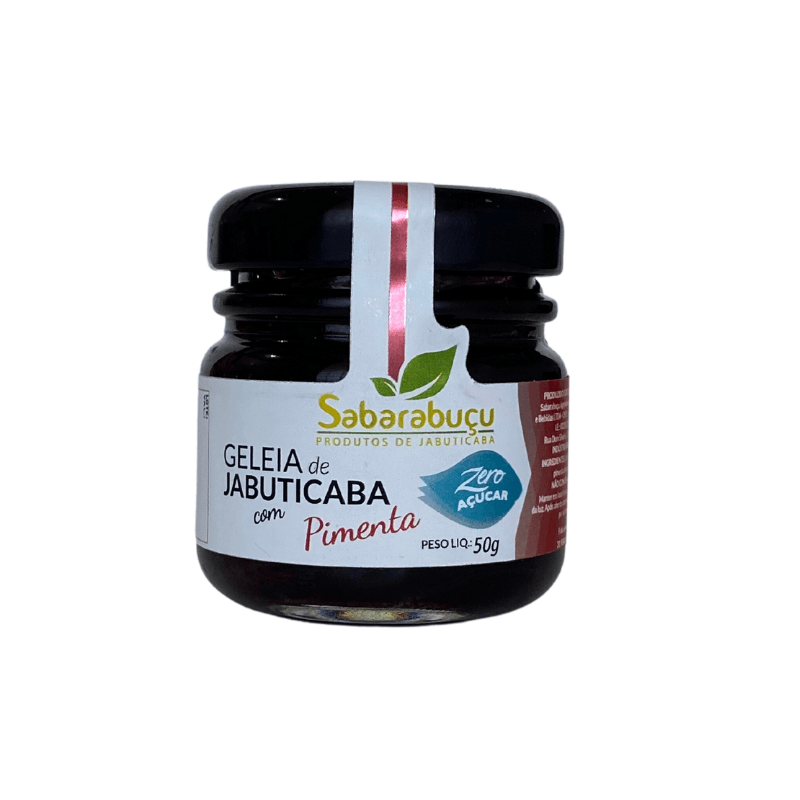 Kit com 4 Miniaturas de Geleias de Jabuticaba Zero Açúcar 50g - Sabarabuçu