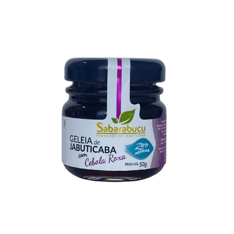 Kit com 4 Miniaturas de Geleias de Jabuticaba Zero Açúcar 50g - Sabarabuçu