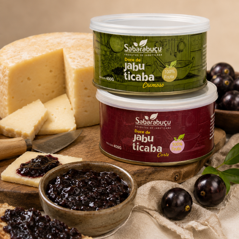 Doce de Jabuticaba de Corte Zero Açúcar adicionado 400g