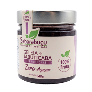 Geleia de Jabuticaba 100% Fruta - Zero Açúcar adicionado 240g