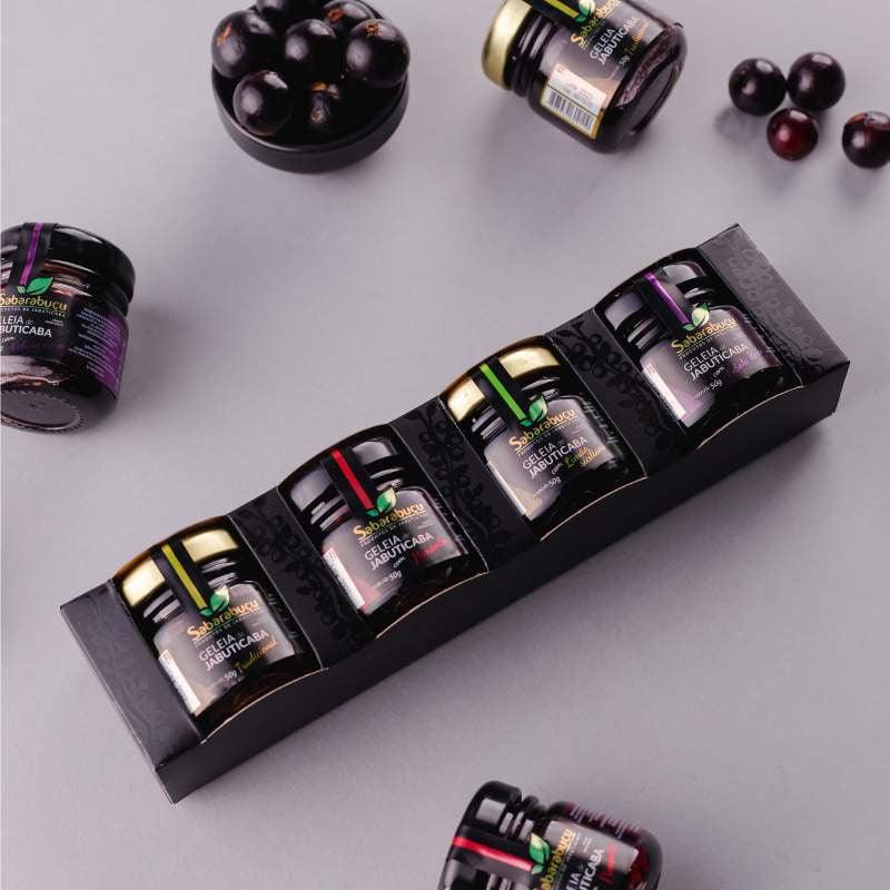 Kit com 4 Miniaturas de Geleias de Jabuticaba 50g - Sabarabuçu