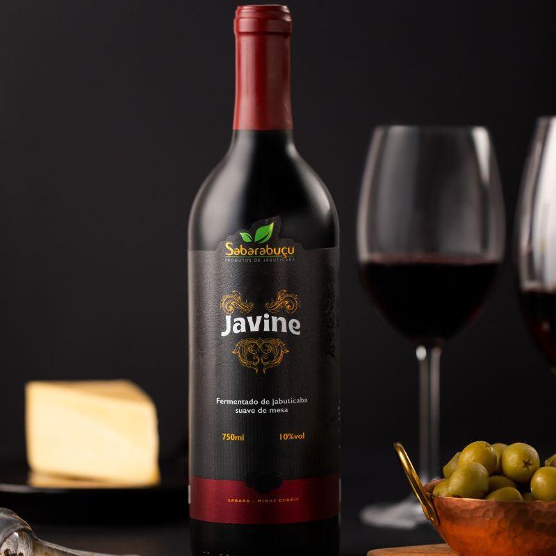 Javine Suave - Vinho Tinto de Jabuticaba Suave - Sabarabuçu